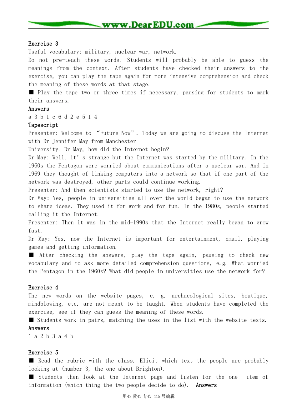北师大版高中英语必修2U4 Cyberspace--Lesson 2 Websites_第2页