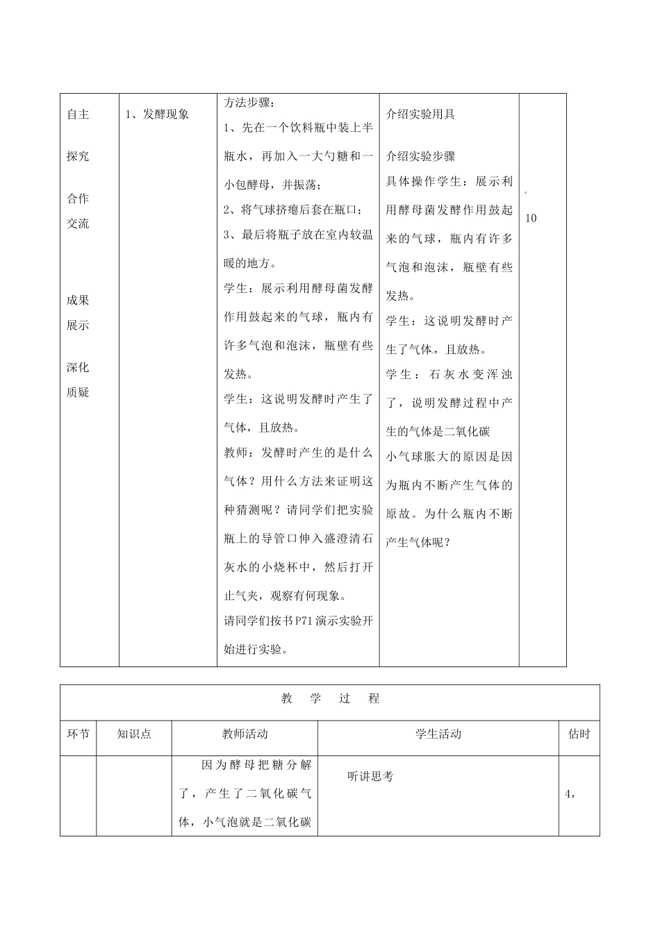 山东省临沭县第三初级中学八年级生物上册《人类对细菌和真菌的利用》教案 人教新课标版_第3页