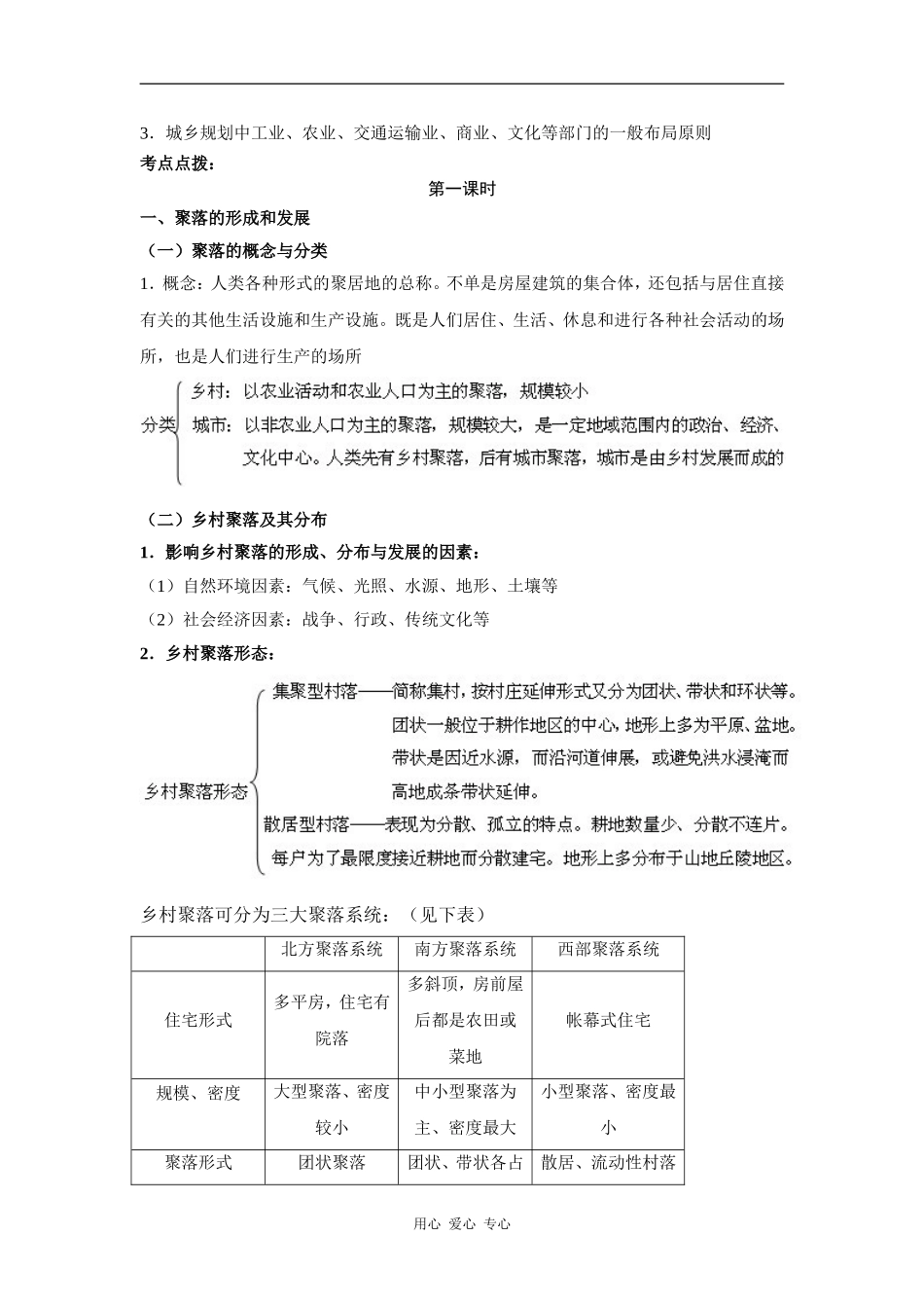 高三地理 一轮复习教案城乡规划（选修4）_第2页