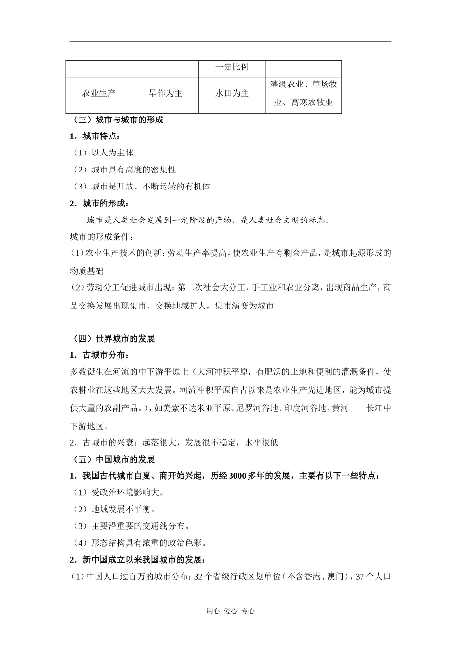 高三地理 一轮复习教案城乡规划（选修4）_第3页