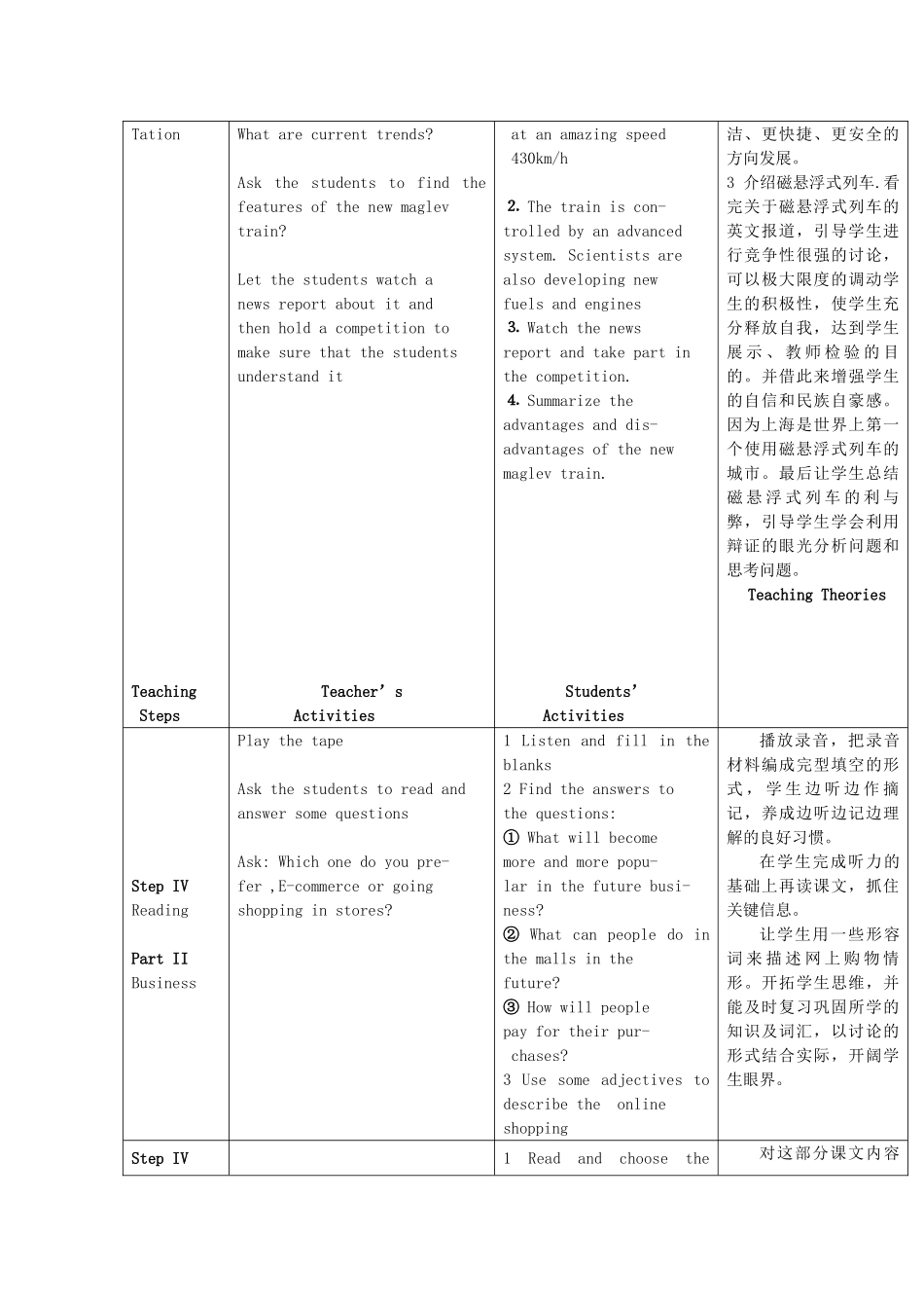 高中英语 Unit 6《Life in the future》说课稿1 新人教版_第3页