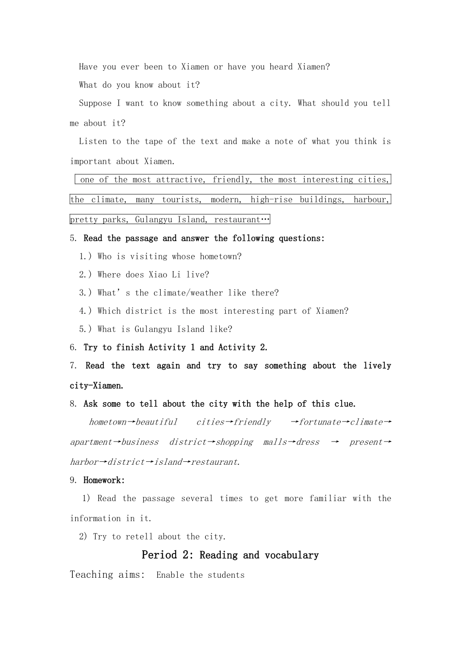 高中英语 Module 4《A Social Survey》说课稿1 外研版必修1_第3页