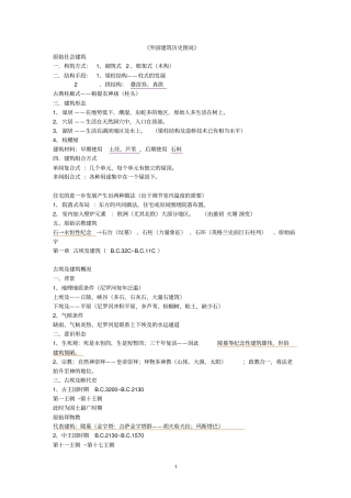 外国建筑历史图说
