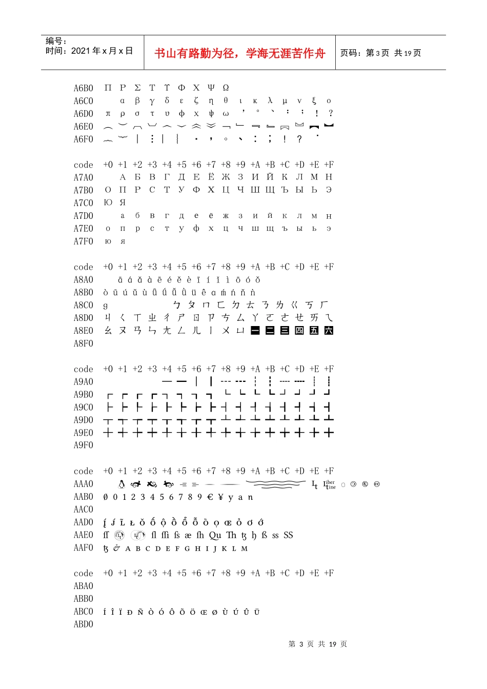 信息交换用汉字编码字符集--基本集即国家标准_第3页