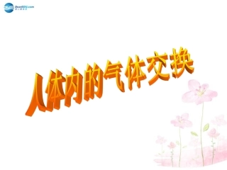 七年级生物下册 第十章 第四节 人体内的气体交换课件4 （新版）苏教版