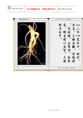 中草药(图文介绍)