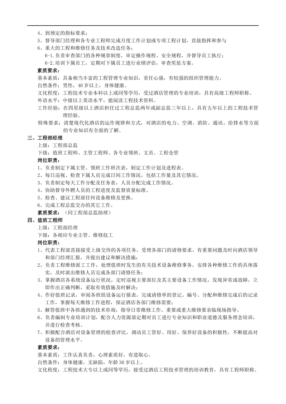 五星级酒店工程部管理概述_第3页