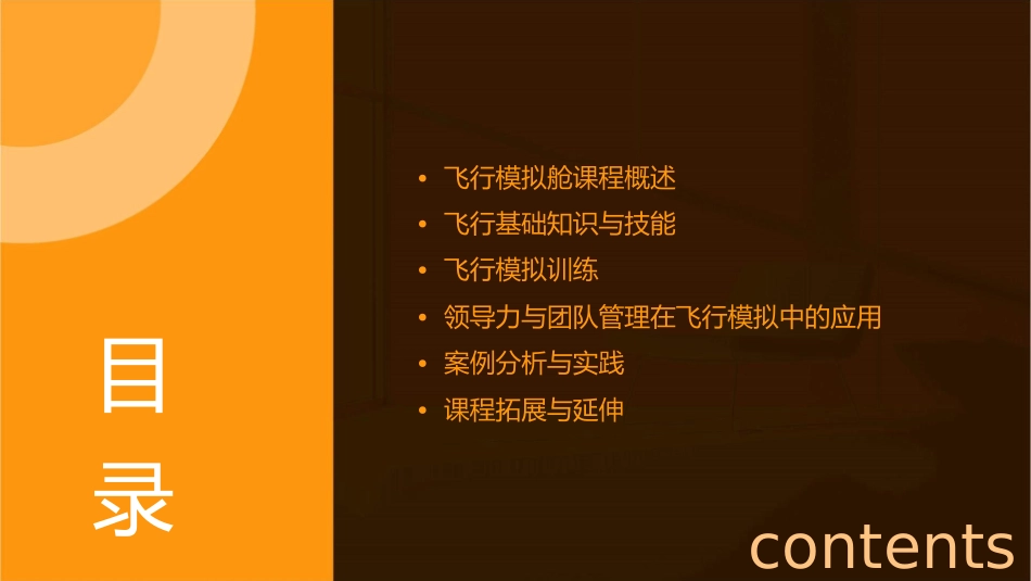 经理人的的飞行模拟舱课程课件_第2页