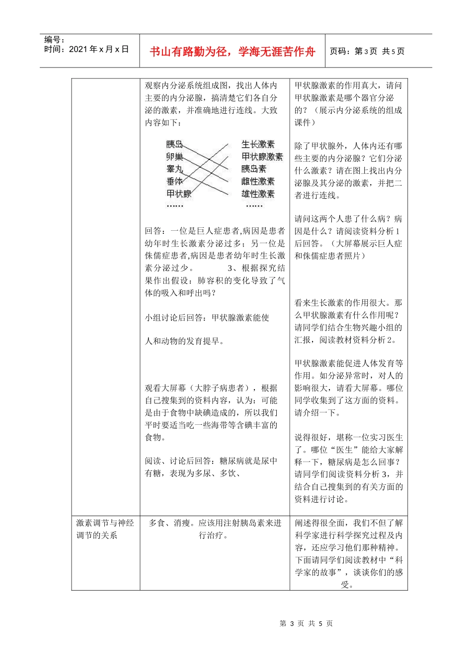 中学生物学科教案_第3页