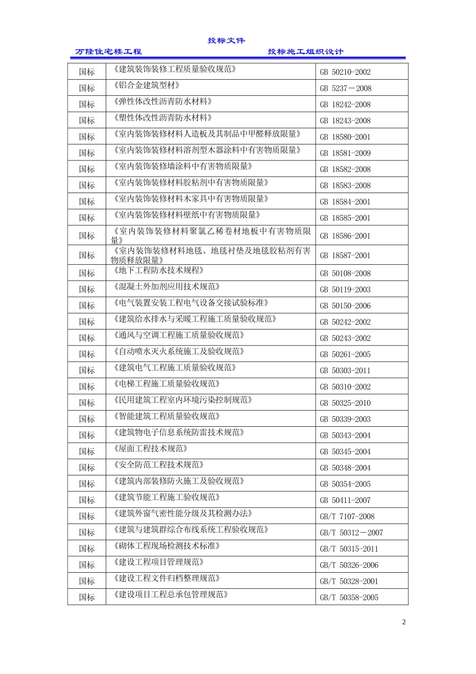 住宿楼工程施工组织设计范本_第2页