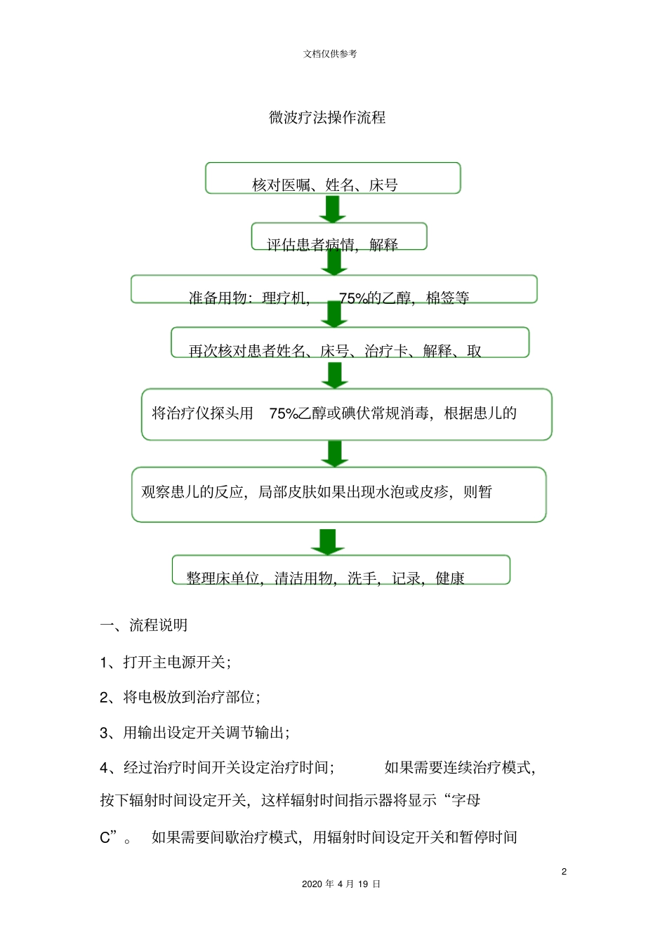 微波治疗仪的操作流程_第2页