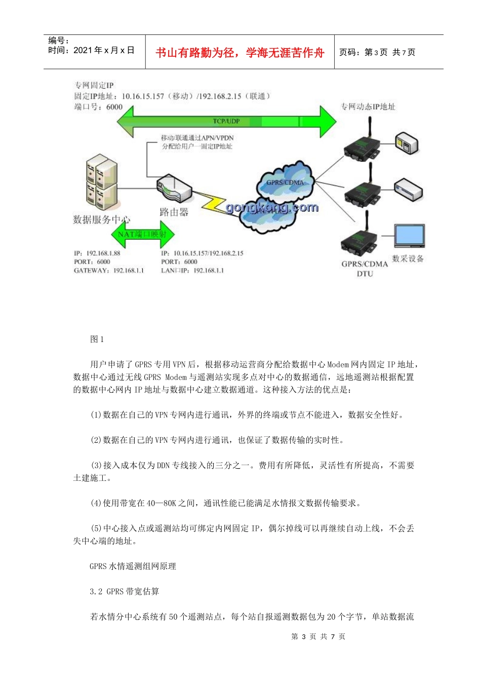 GPRS在水情报汛的应用_第3页
