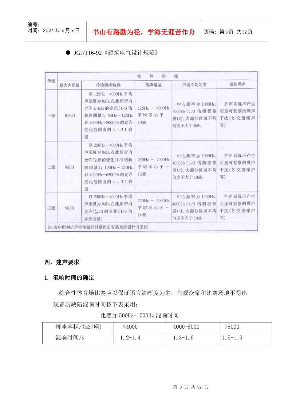 体育馆工程设计方案培训资料_第3页