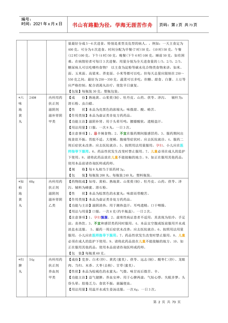 中成药孕妇禁忌_第2页