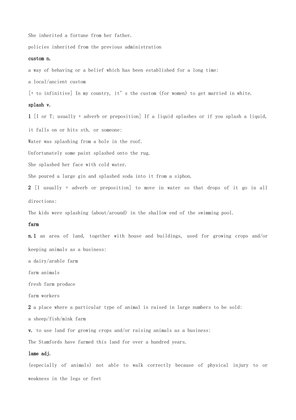 高中英语 Module 5 Ethnic Culture-Section 3 Words and Expressions素材 外研版选修7_第3页