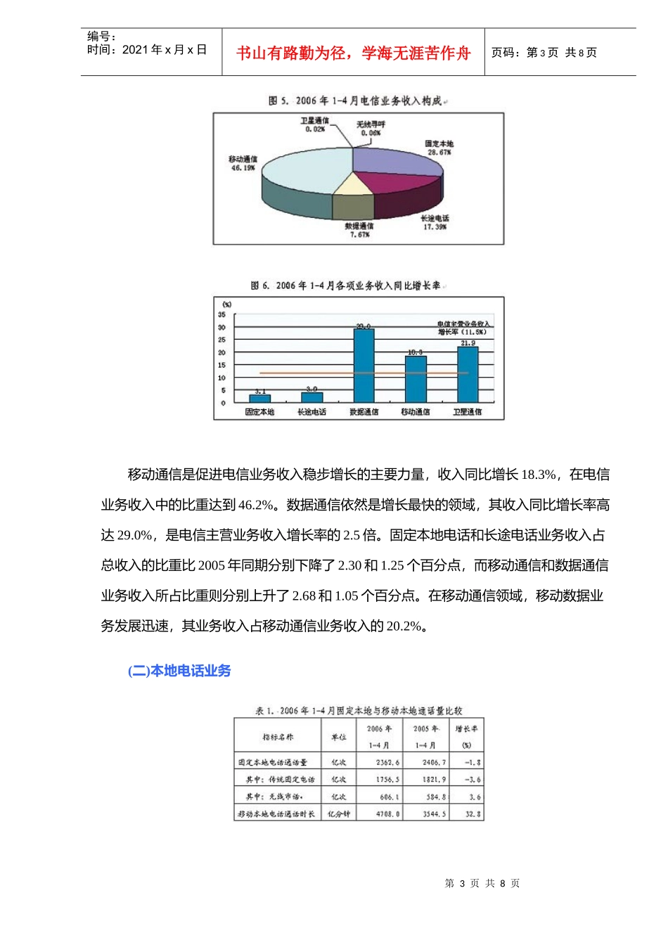 前月全国通信业状况分析_第3页