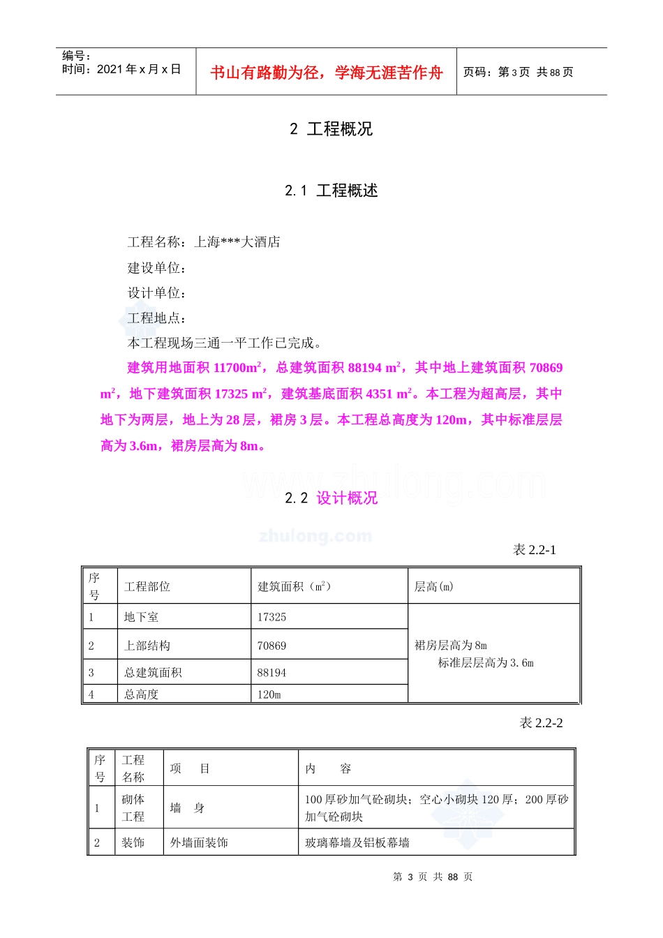 [上海]酒店工程施工组织设计(鲁班奖、白玉兰奖)_第3页