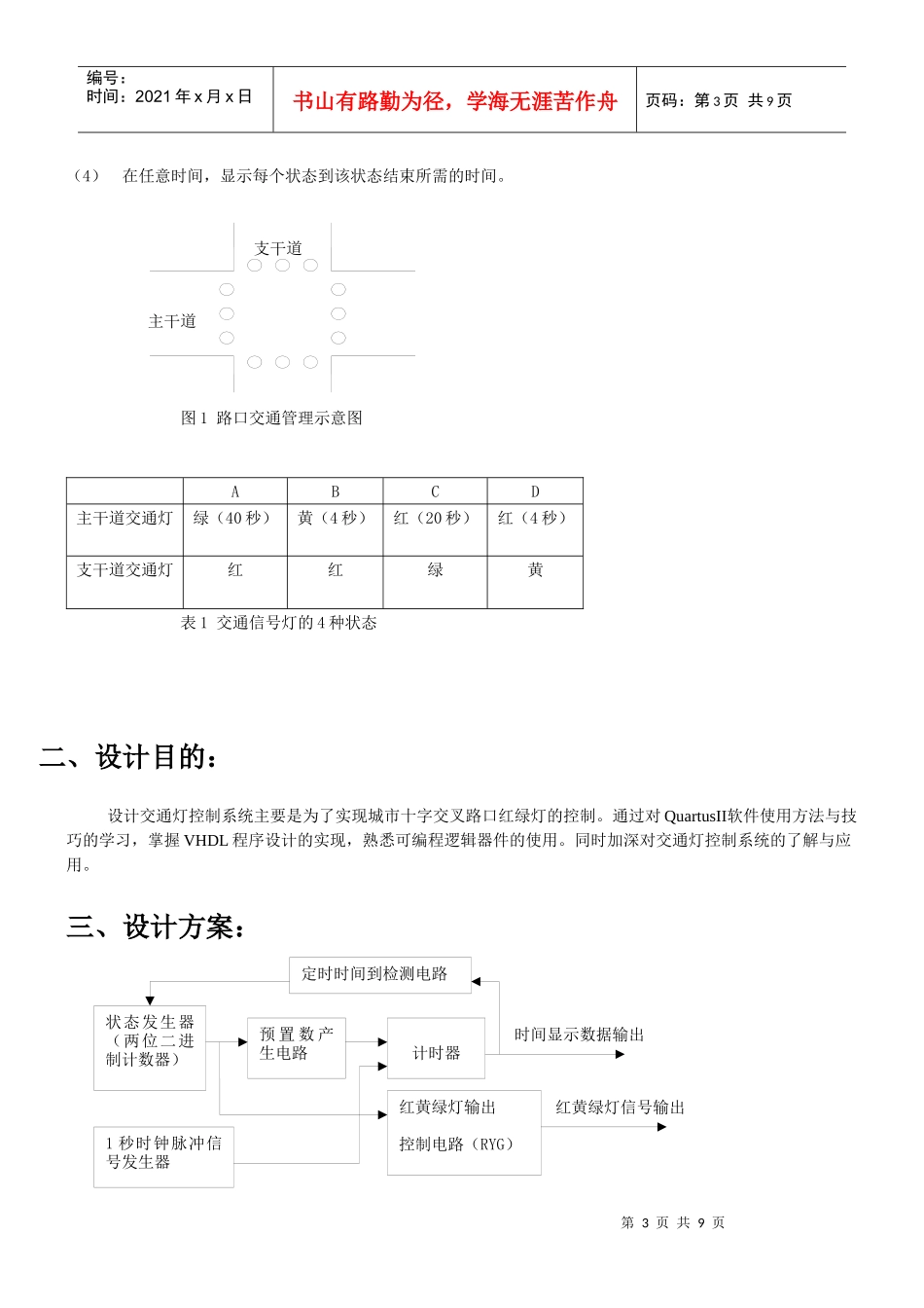 EDA课程设计——交通灯_第3页