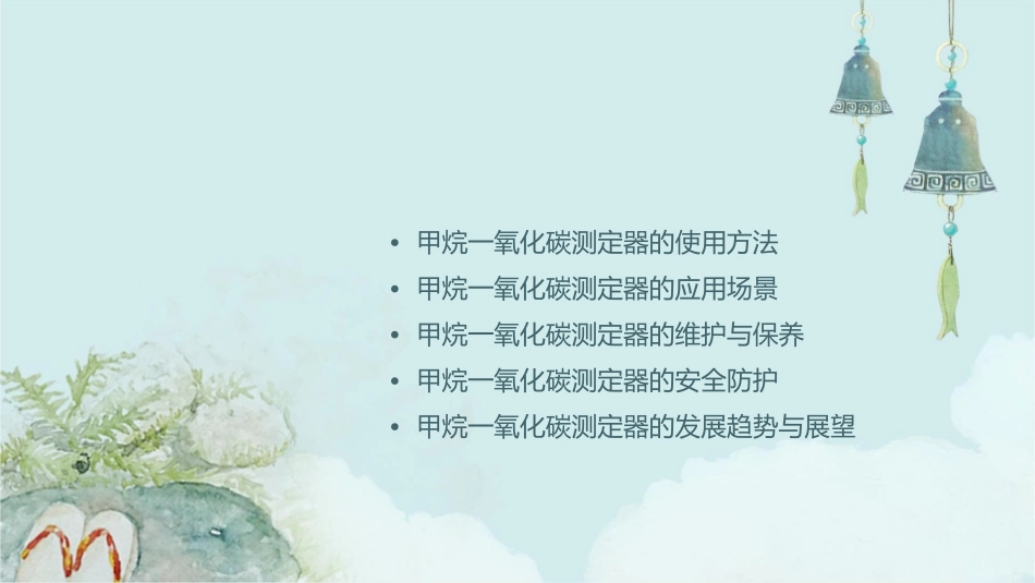 甲烷一氧化碳测定器课件_第2页