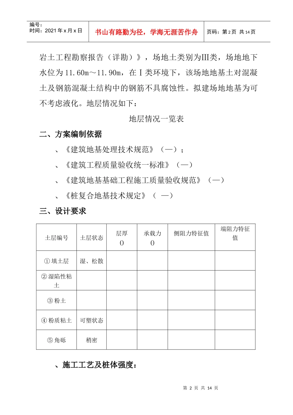 CFG（水泥粉煤灰碎石桩）施工组织设计方案_第2页