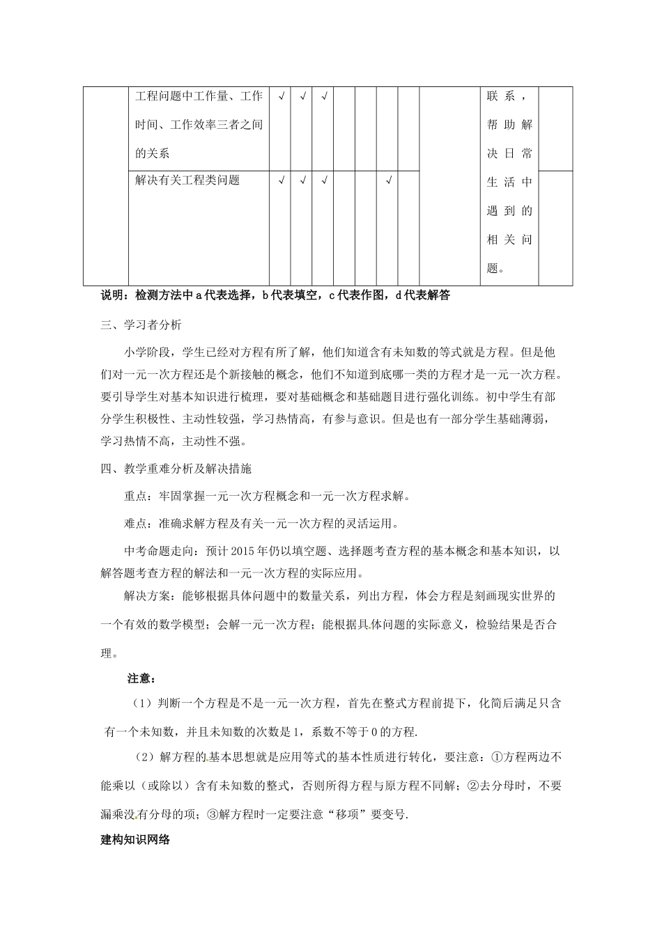-七年级数学上册 7.2 一元一次方程教案 （新版）青岛版-（新版）青岛版初中七年级上册数学教案_第2页