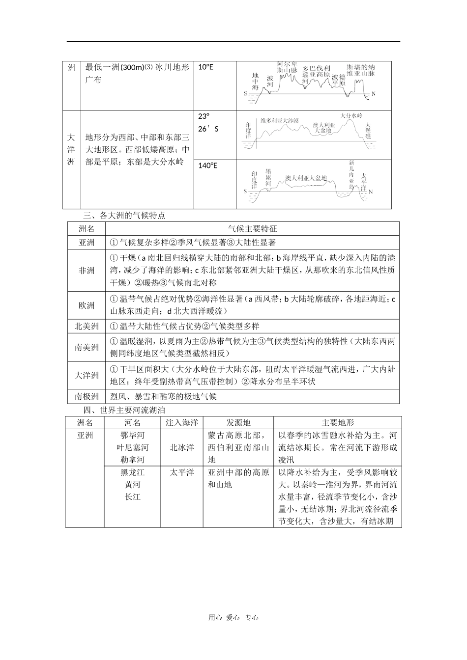 高中地理：《世界地理》教案（新人教版）_第3页