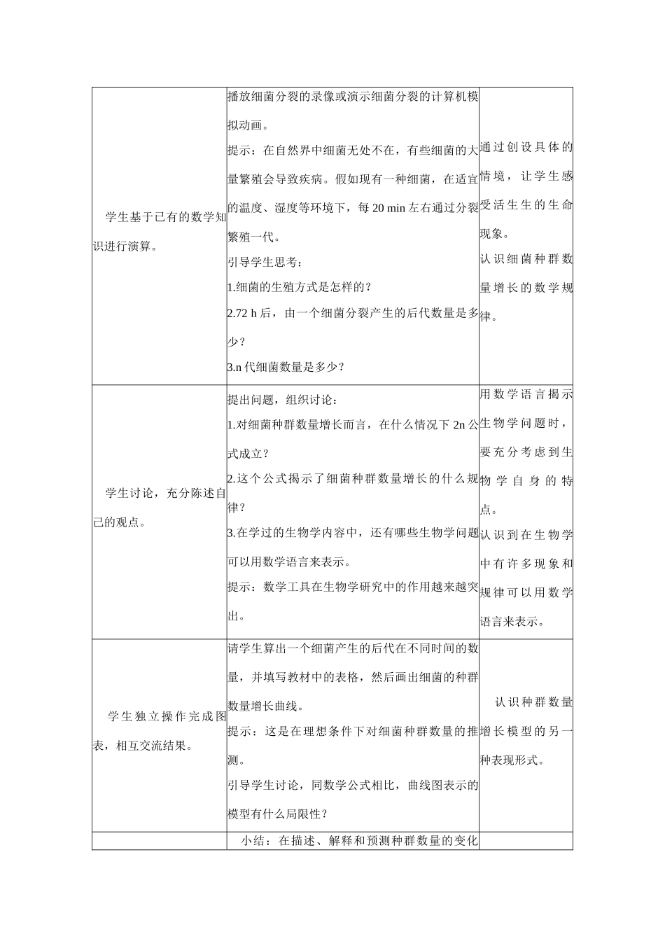 高中生物《种群数量的变动》教案8 中图版必修3_第2页