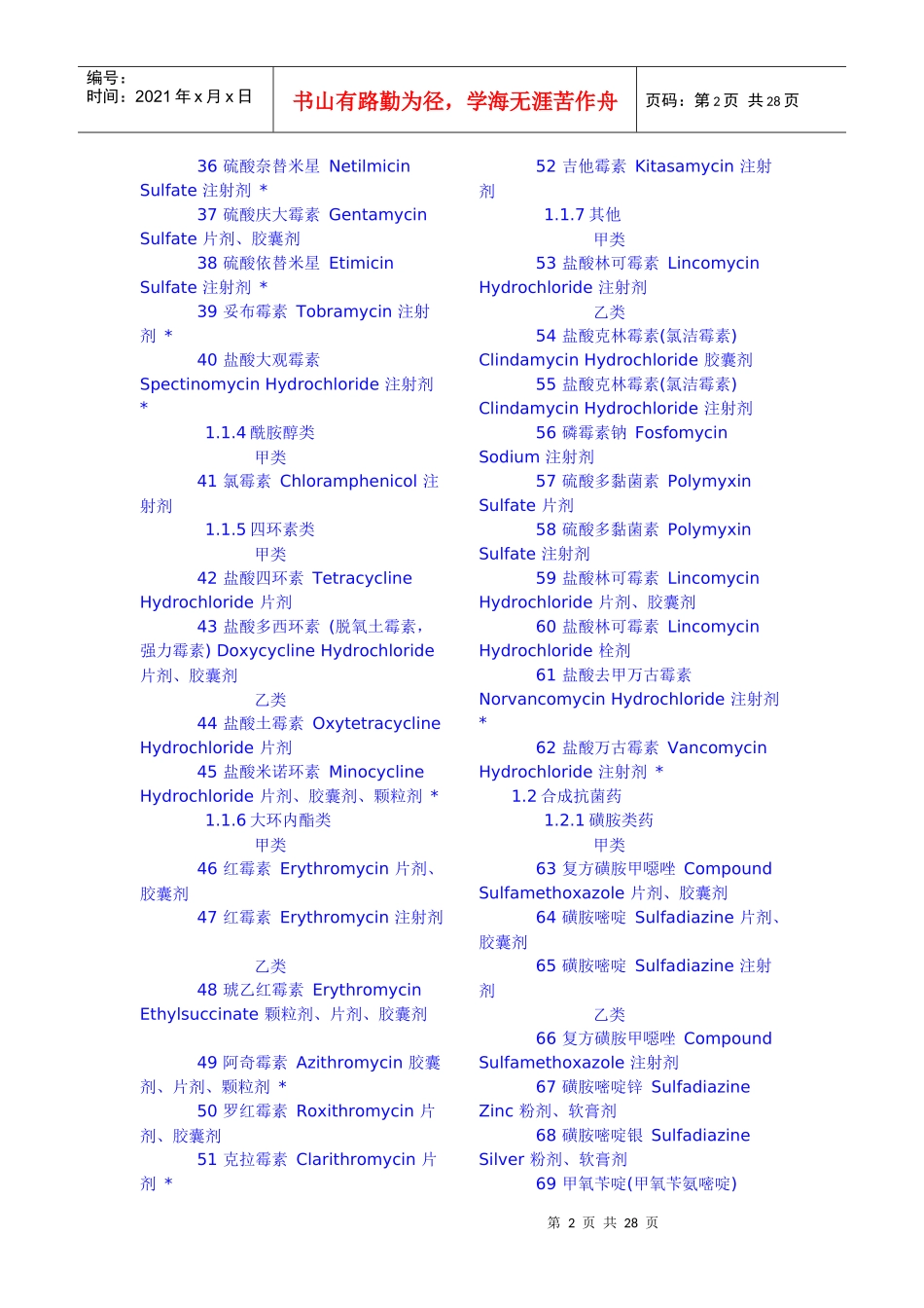 903个药名词汇(22)_第2页