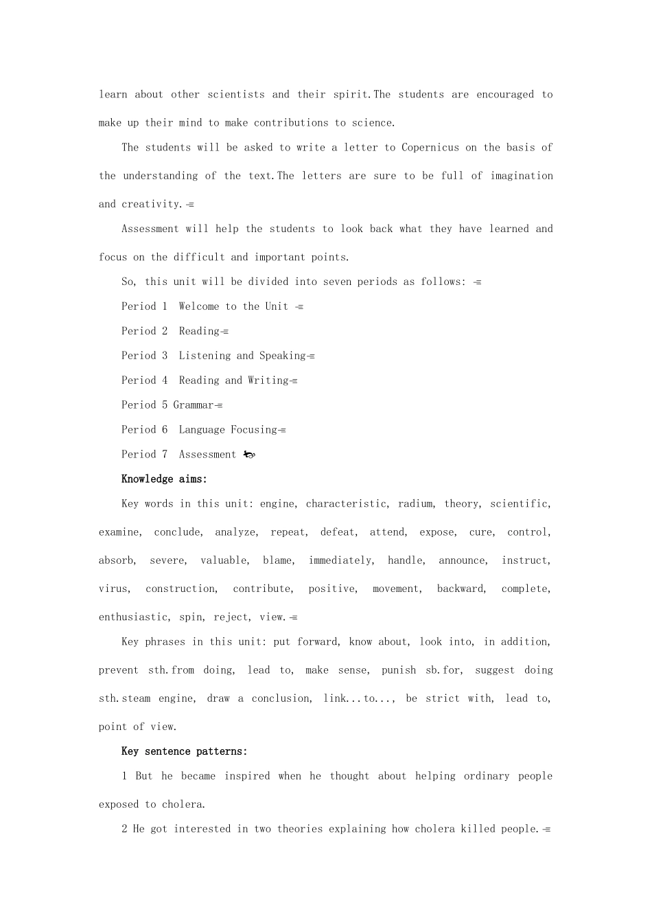 高中英语 （Unit1 Great scientists Period 1）优秀教案 新人教版必修5_第2页