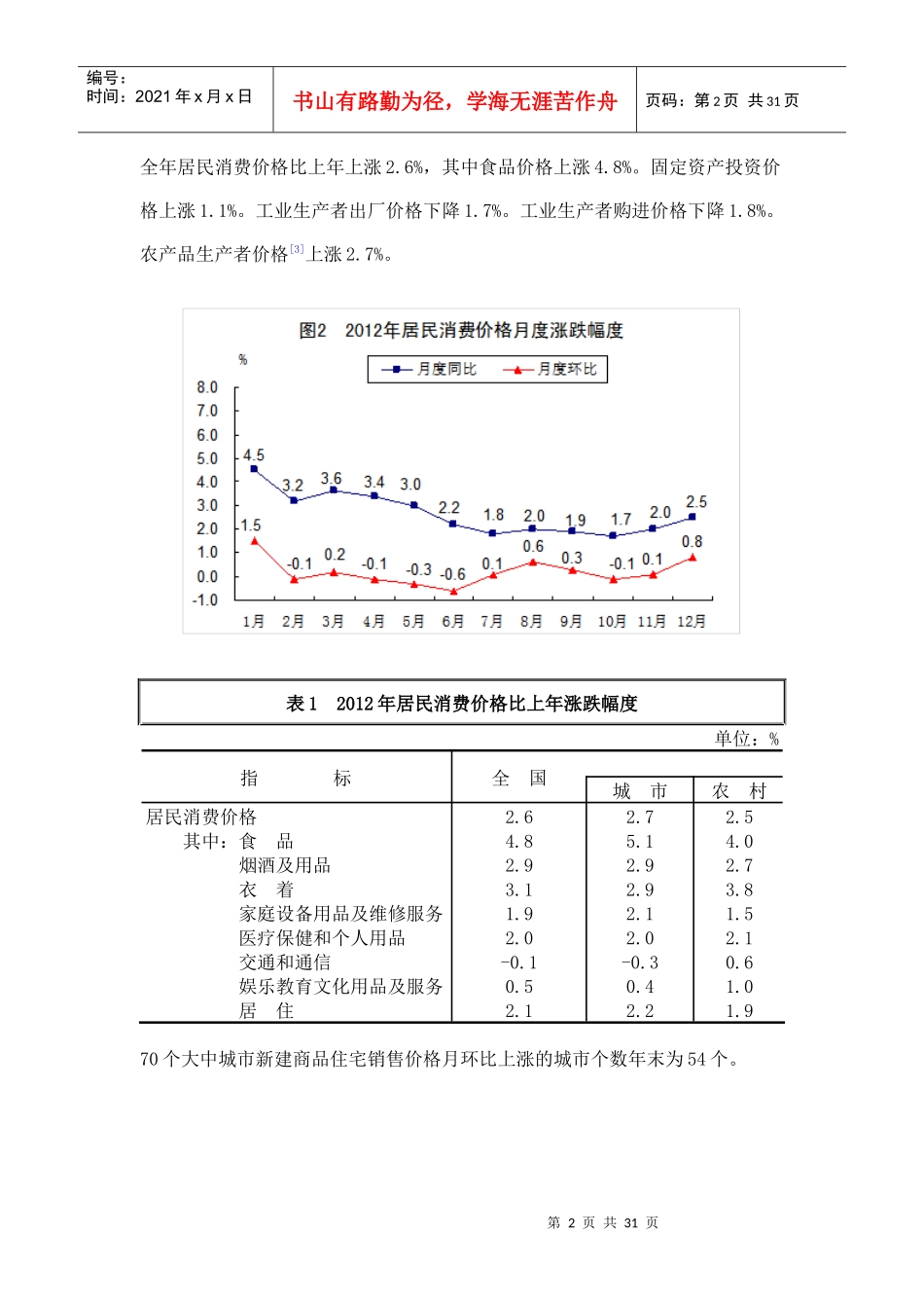 X年中国国民经济和社会发展统计公报_第2页