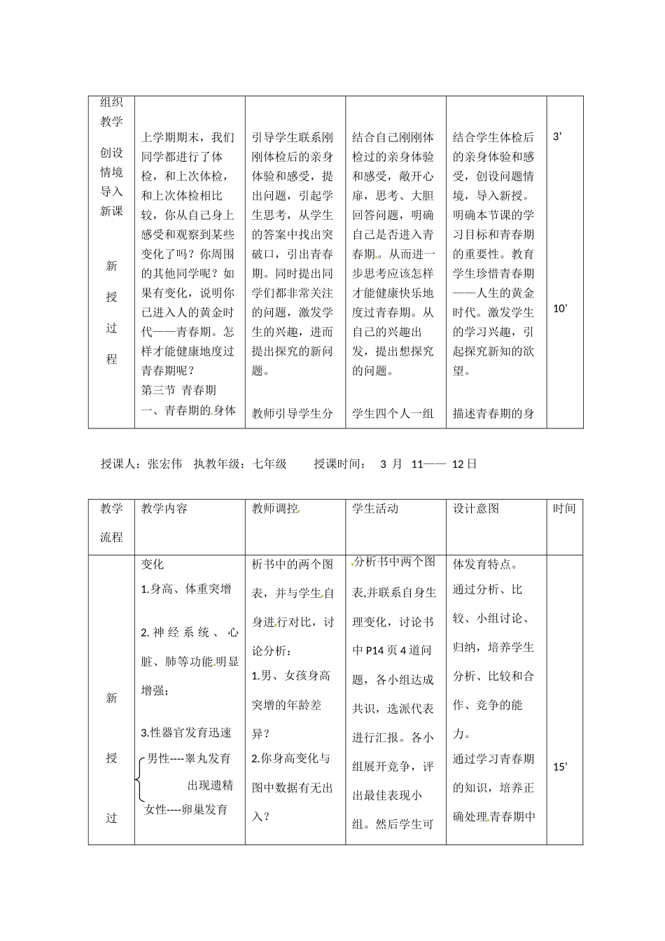 辽宁省大连市第四十二中学七年级生物下册 1.1人类的起源和发展教案 新人教版_第3页