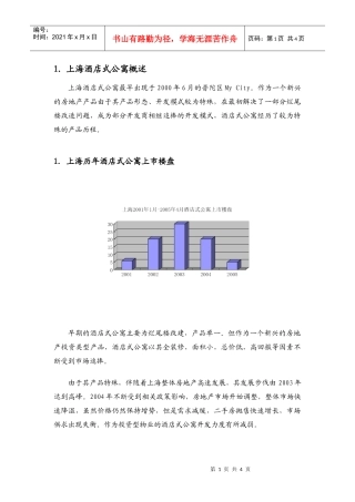 上海酒店式公寓概论