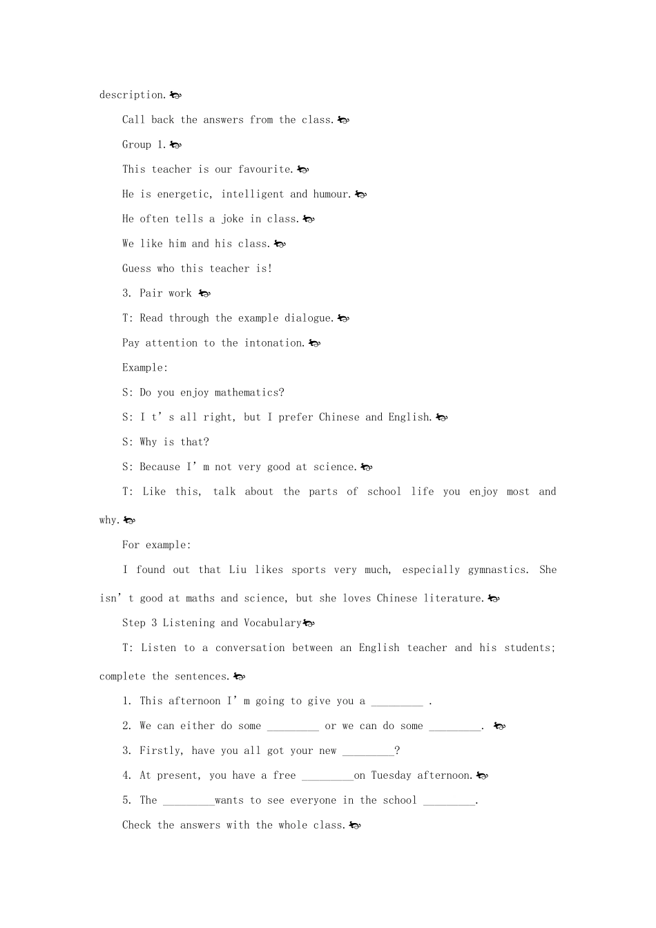 高中英语 Module 2 5th period教案 外研版必修1_第2页