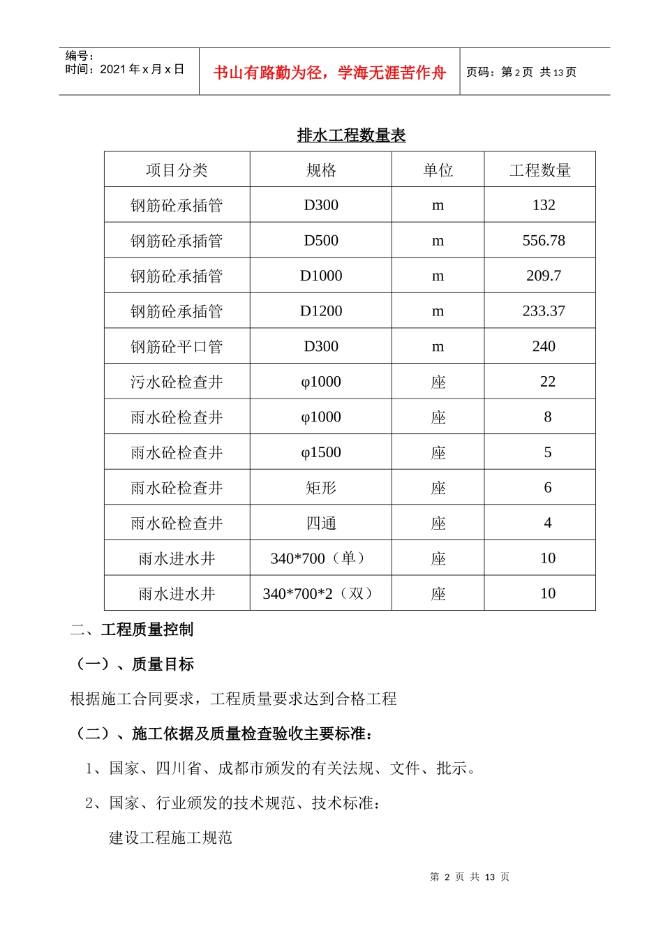 B线北段排水竣工总结_第2页
