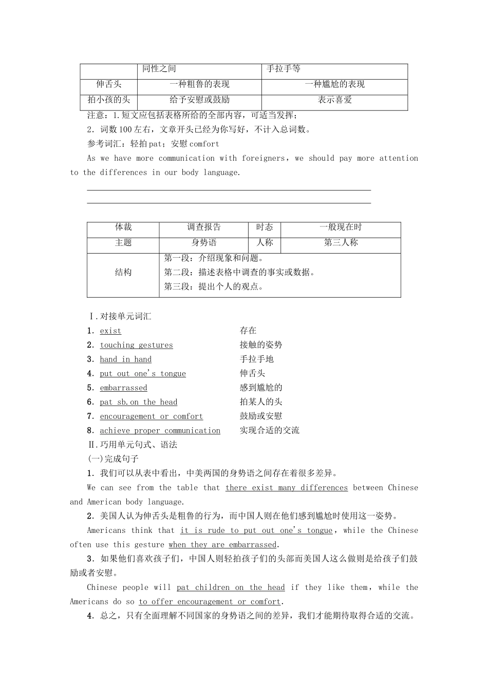 高中英语 Unit 2 Language Section Ⅶ Writing——调查报告教案（含解析）牛津译林版必修3-牛津版高一必修3英语教案_第2页