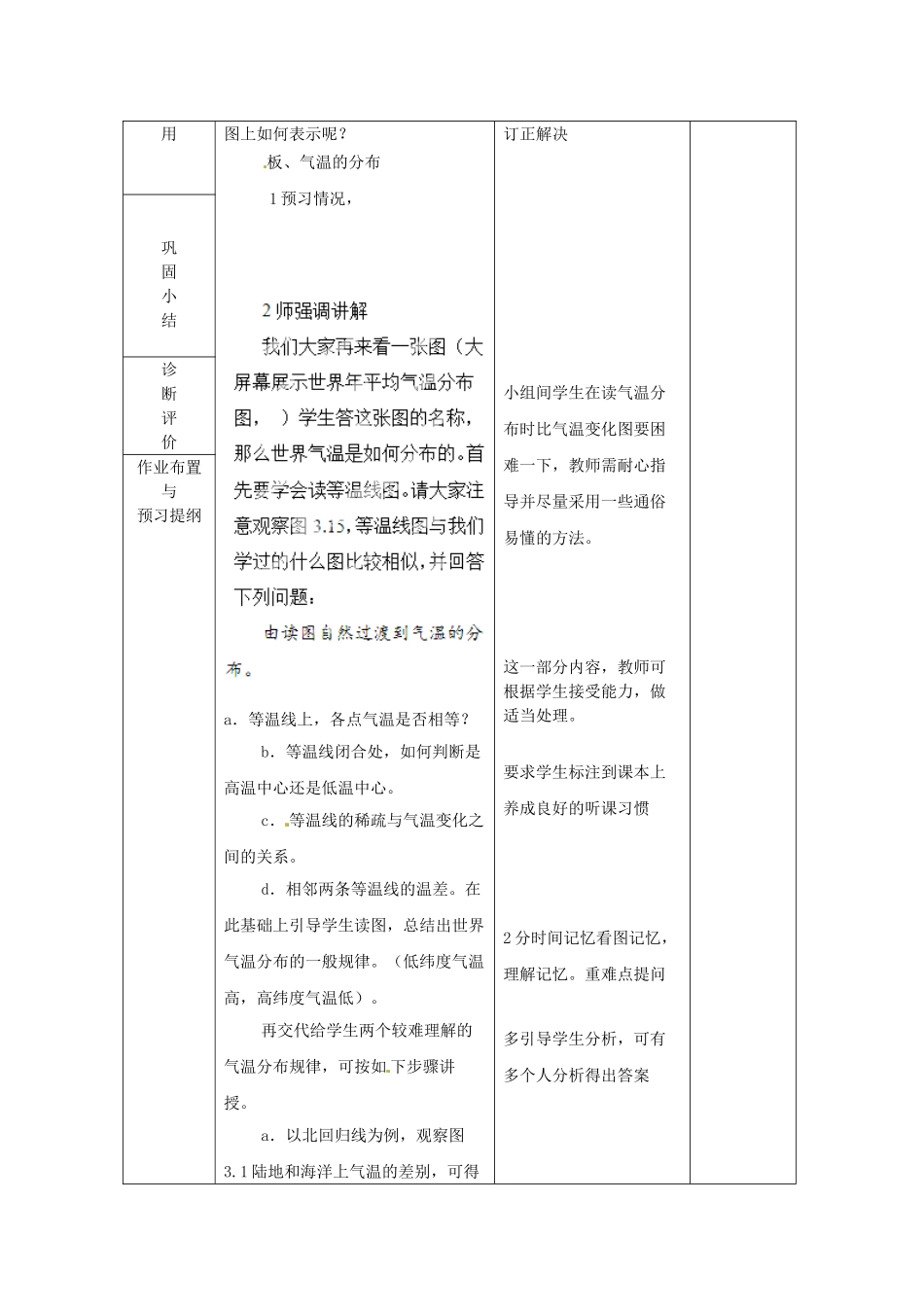 山东省临沂市蒙阴县第四中学八年级地理会考复习 气温的变化与分布教案 新人教版_第2页