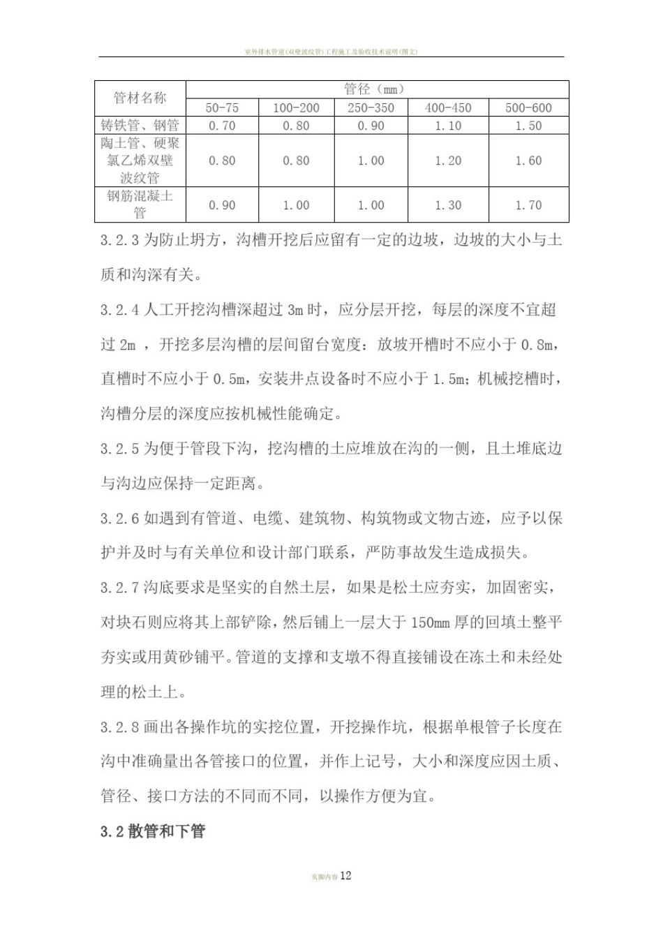 室外排水管道安装工程施工工艺标准_第3页