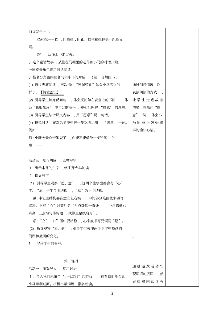 小马过河(教案)_第3页