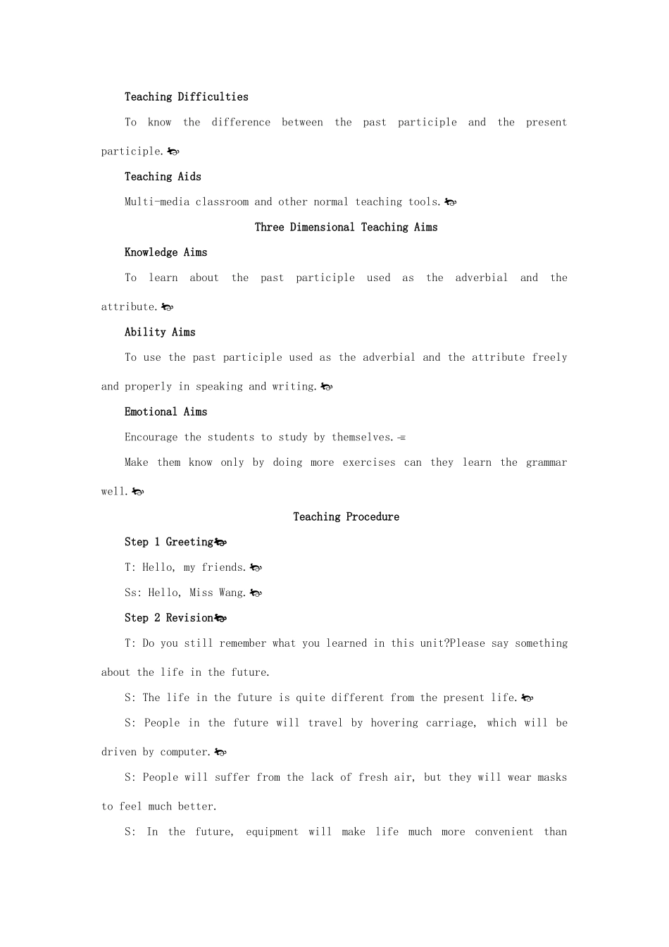 高中英语 （Unit3 Life in the future Period 5）优秀教案 新人教版必修5_第2页