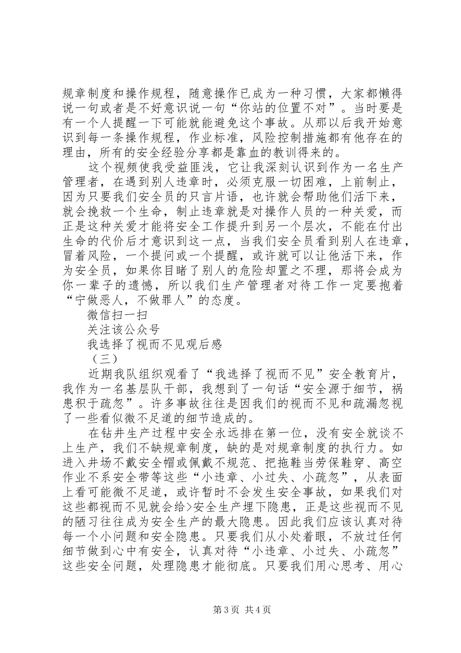 《我选择了视而不见》观后感 _第3页