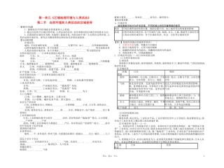 高中地理 自然环境和人类活动的区域差异 鲁教版必修3