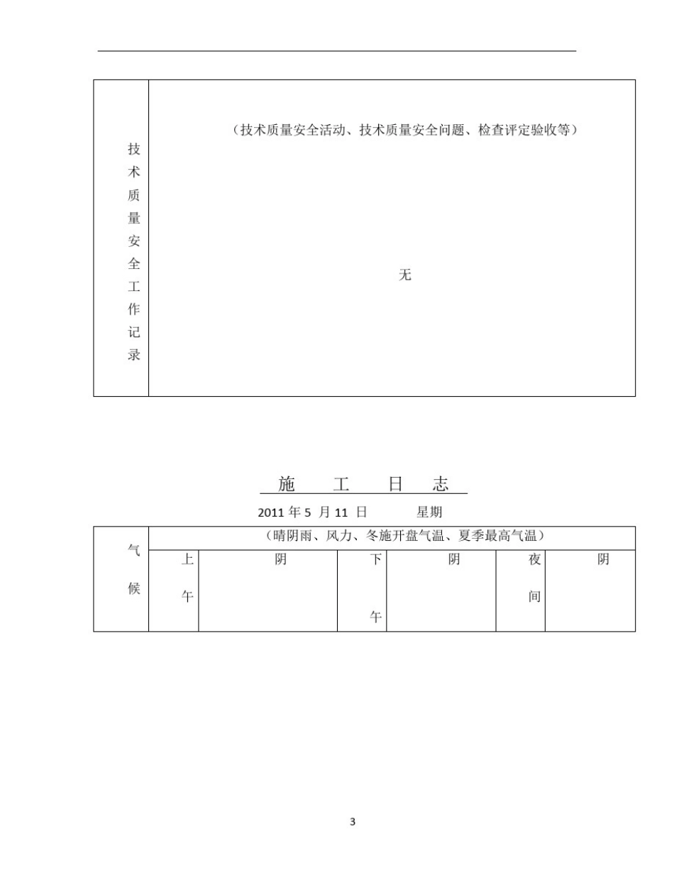 市政公路工程施工日志_第3页