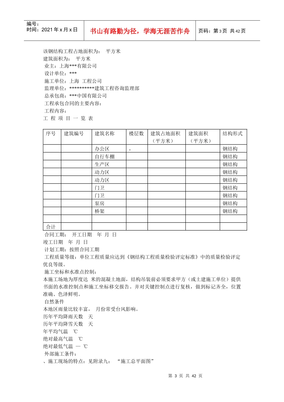 20-上海某厂房钢结构安装工程施工组织设计_第3页