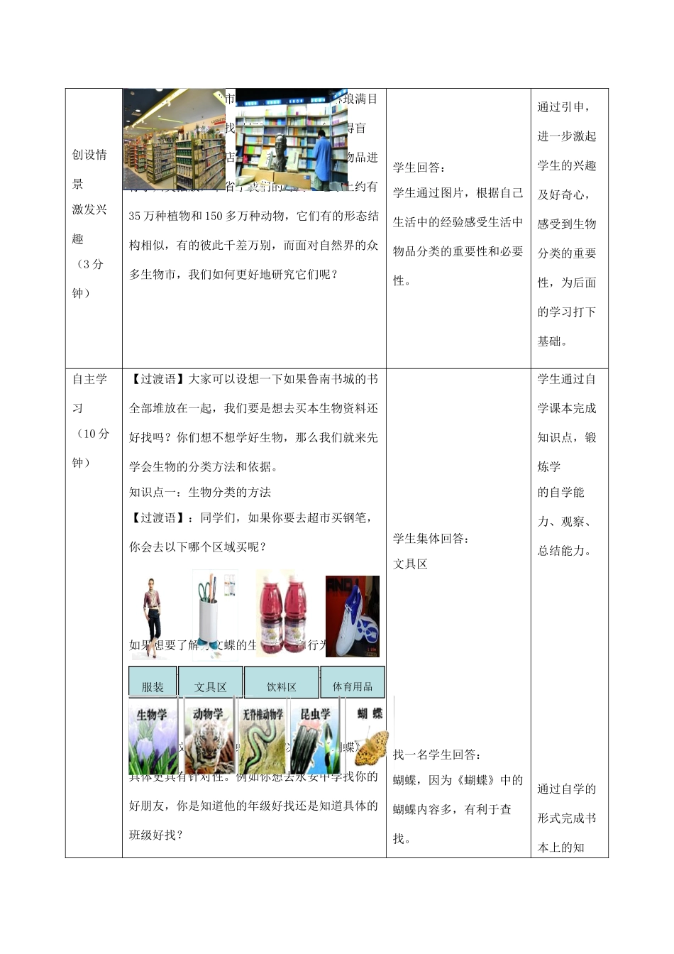 七年级生物上册 2.4.1《生物分类的方法》教案 （新版）济南版-（新版）济南版初中七年级上册生物教案_第2页
