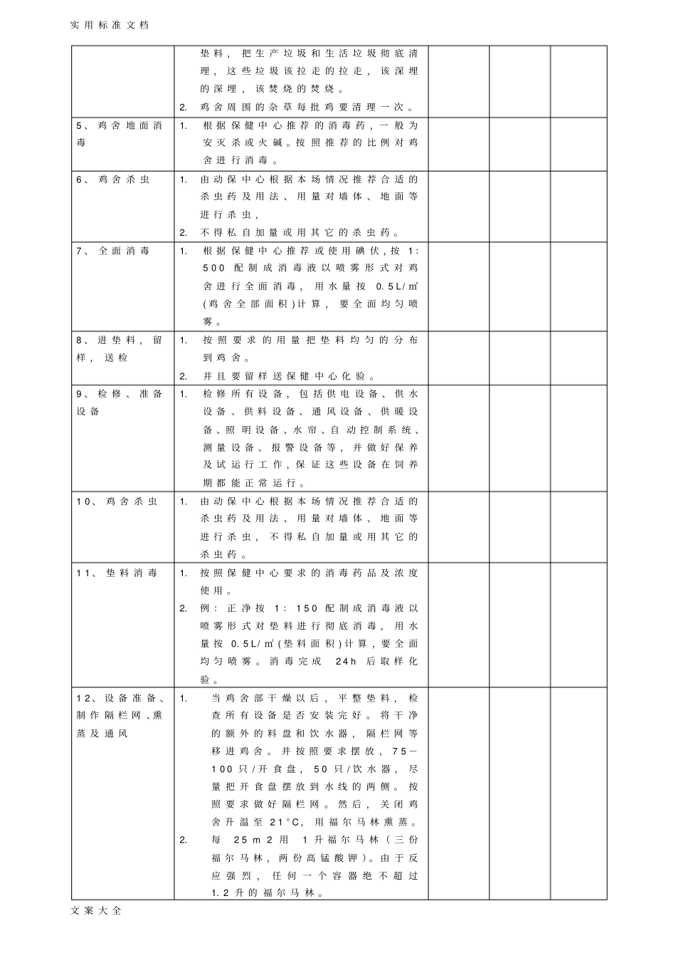 散养鸡生产技术操作规程_第3页