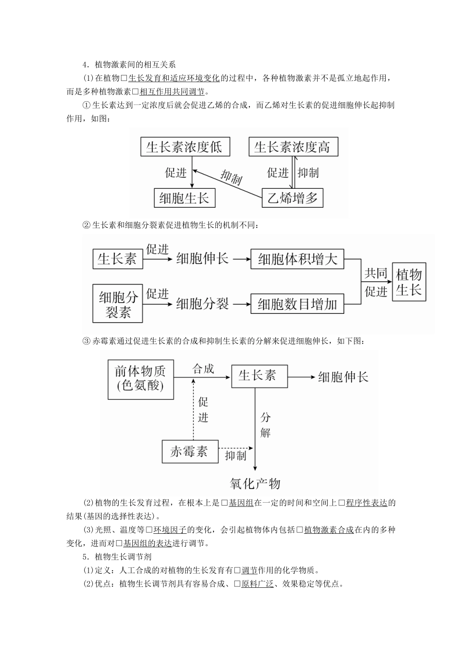 高中生物 第3章 植物的激素调节 第3节 其他植物激素教案 新人教版必修3-新人教版高二必修3生物教案_第2页