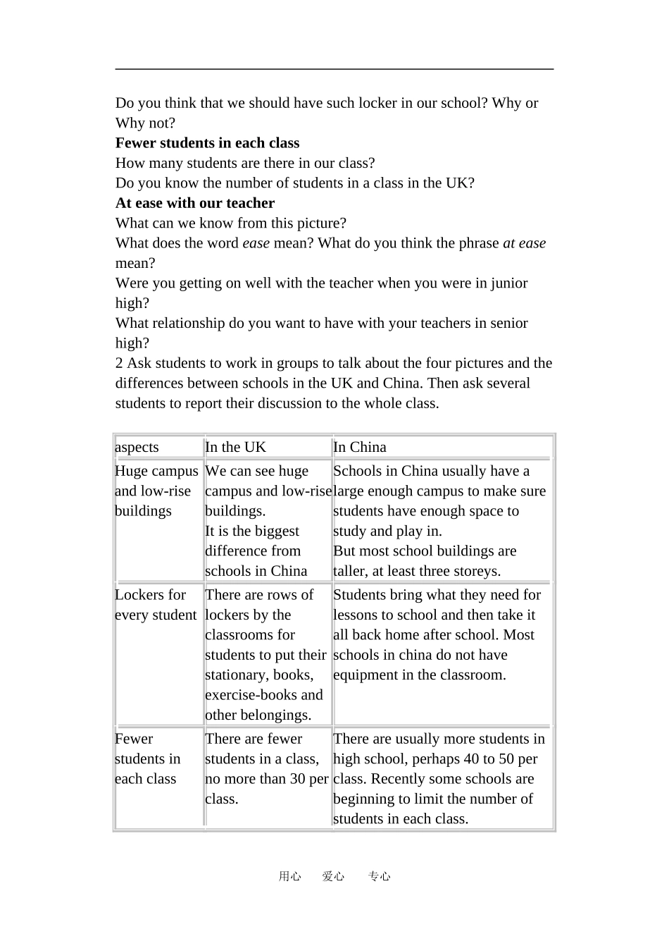 高一英语Unit 1 School life教案牛津译林版必修1_第3页