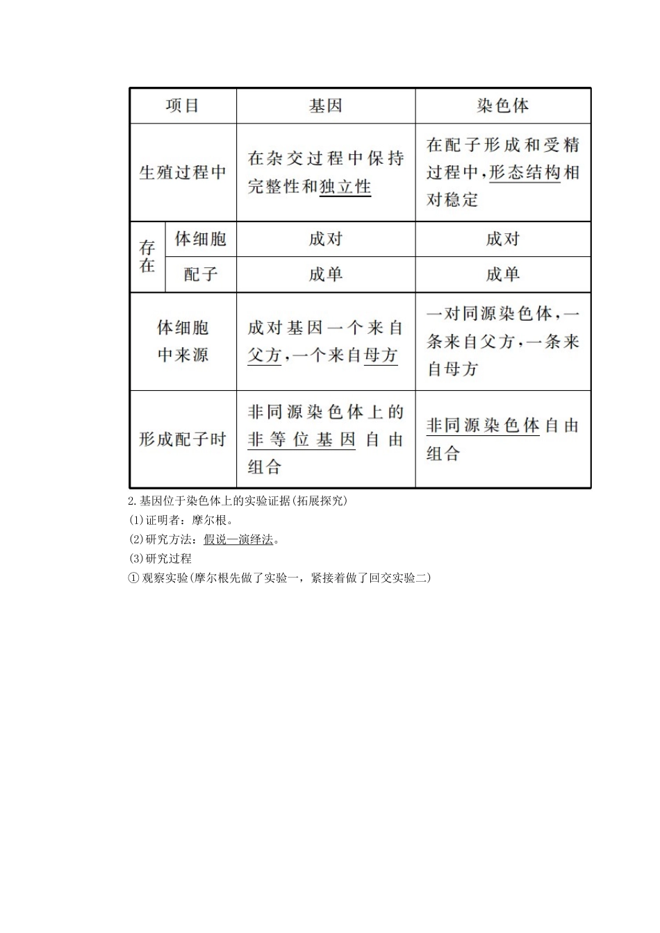 高考生物一轮复习 第五单元 遗传的基本规律 第03讲 基因在染色体上与伴性遗传教案 新人教版-新人教版高三全册生物教案_第2页