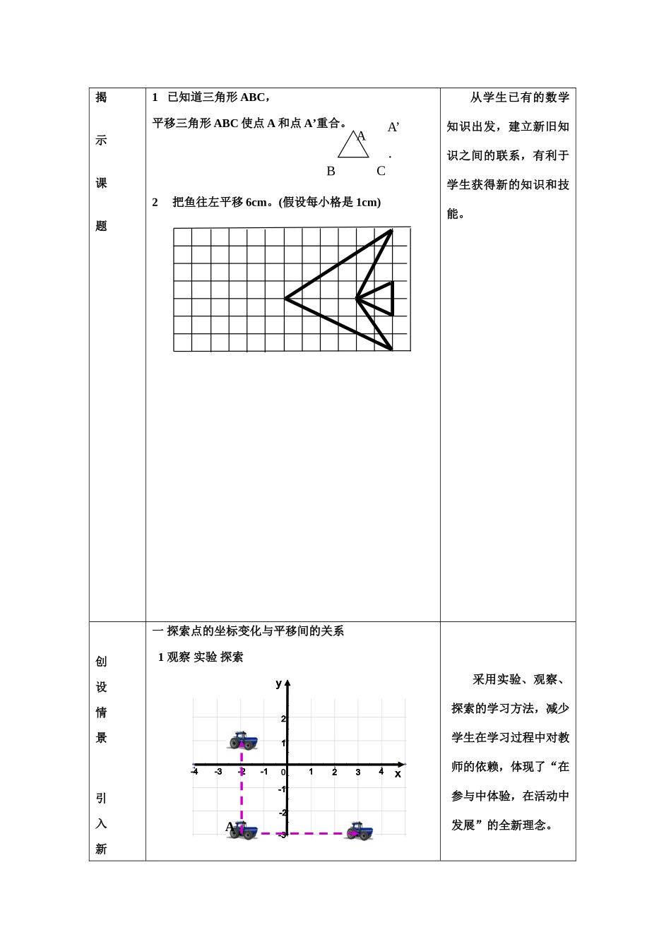 七年级数学下册6.2.1用坐标表示平移教案1人教版_第2页