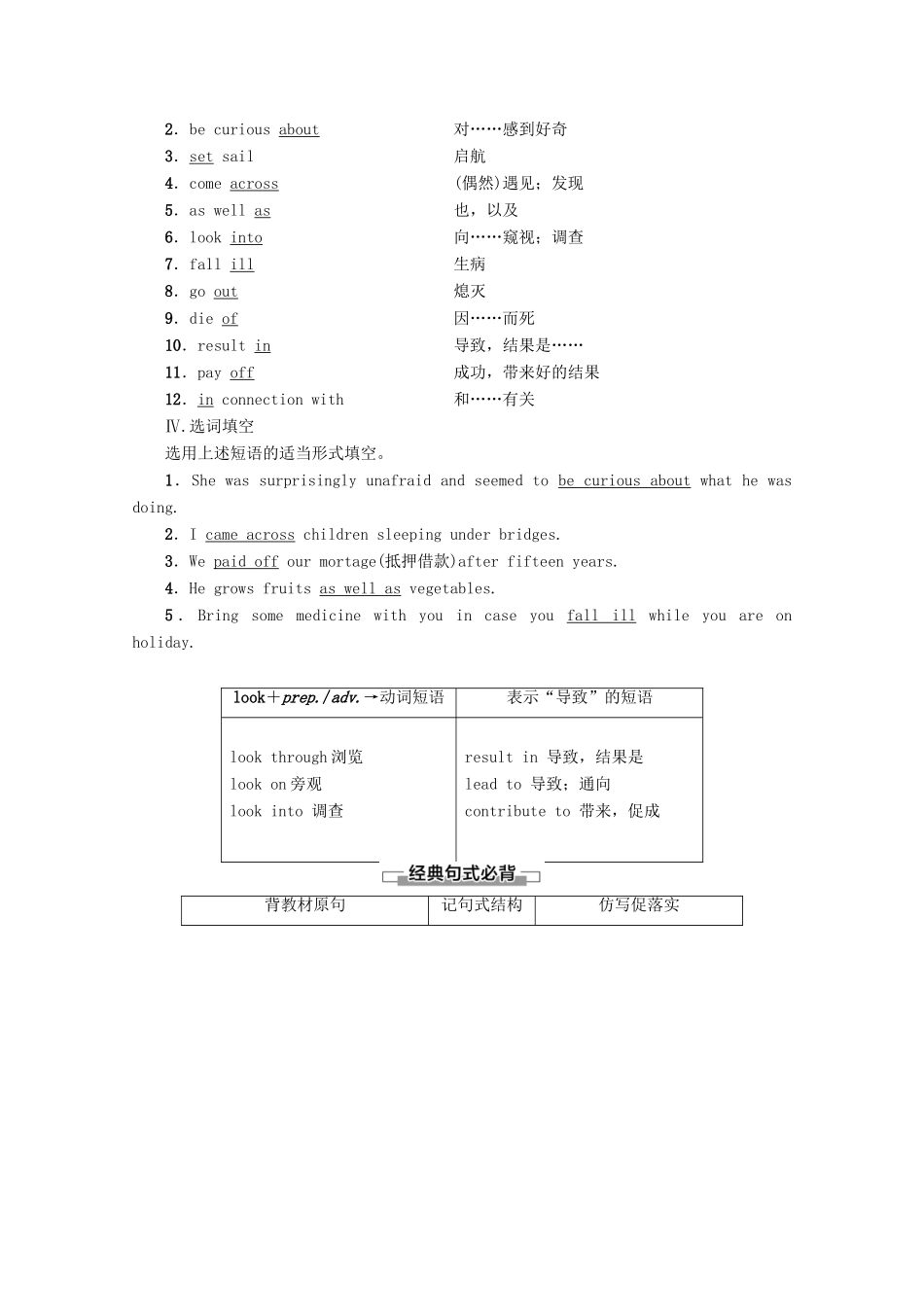 高中英语 Unit 3 Amazing people Section Ⅱ Language points（Ⅰ）（Welcome to the unit  Reading）讲义 牛津译林版必修2-牛津版高一必修2英语教案_第2页